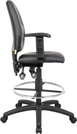 Boss Multi-Function LeatherPlus Drafting Stool [B1645] -Office Chairs Unlimited Shop boss multi function leatherplus drafting stool b1645 31671868489879