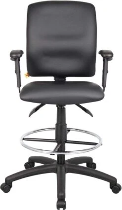 Boss Multi-Function LeatherPlus Drafting Stool [B1645] -Office Chairs Unlimited Shop boss multi function leatherplus drafting stool b1645 31671868948631