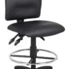 Boss Multi-Function LeatherPlus Drafting Stool [B1645] -Office Chairs Unlimited Shop boss multi function leatherplus drafting stool b1645 no arms 31670486106263