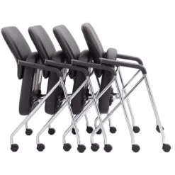 Boss Office Folding Chairs With Casters, 2-Pack [B1800-CP-2] -Office Chairs Unlimited Shop boss office folding chairs with casters b1800 31692122226839