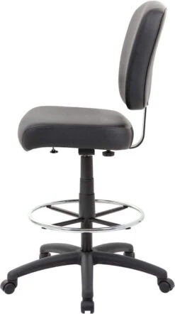 Boss Oversized Drafting Stool [B1680-BK] -Office Chairs Unlimited Shop boss oversized drafting stool b1680 bk 15706679017612