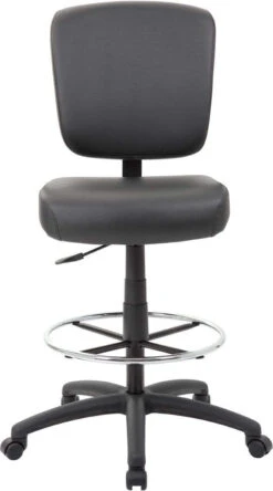 Boss Oversized Drafting Stool [B1680-BK] -Office Chairs Unlimited Shop boss oversized drafting stool b1680 bk 15706679115916
