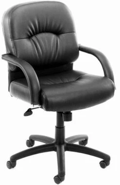 Boss Pillow Back Vinyl Office Chair [B7406]