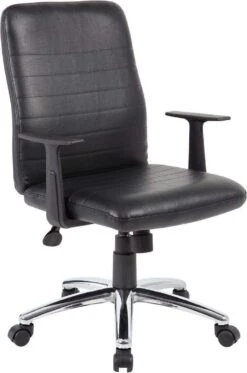 Boss Retro Task Chair [B430-BK] -Office Chairs Unlimited Shop boss retro task chair b430 bk black t arms 29320016527511