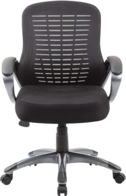 Boss Ribbed High Back Mesh Chair [B6756-BK] -Office Chairs Unlimited Shop boss ribbed high back mesh chair b6756 bk 15706689667212