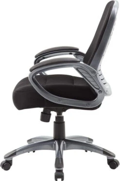 Boss Ribbed High Back Mesh Chair [B6756-BK] -Office Chairs Unlimited Shop boss ribbed high back mesh chair b6756 bk 15706689798284