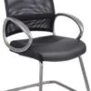 Boss Sled Base Mesh Guest Chair [B6409] -Office Chairs Unlimited Shop boss sled base mesh guest chair b6409 13691003043980