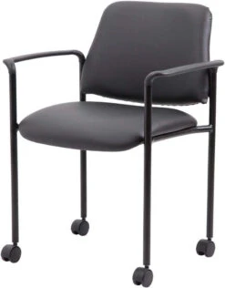 Boss Square BackDiamond Stacking Chair With Arms In Black Caressoft [B9503R-CS] -Office Chairs Unlimited Shop boss square back diamond stacking chair with arms in black caressoft b9503r cs 31552872251543