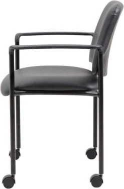 Boss Square BackDiamond Stacking Chair With Arms In Black Caressoft [B9503R-CS] -Office Chairs Unlimited Shop boss square back diamond stacking chair with arms in black caressoft b9503r cs 31687593951383