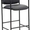 Boss Square Back Diamond Stool With Arm In Black Caressoft [B169503-CS] -Office Chairs Unlimited Shop boss square back diamond stool with arm in black caressoft b169503 cs 29386100539543