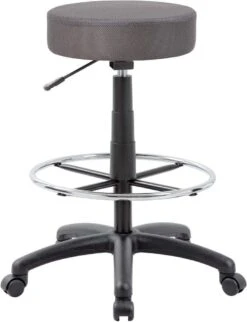 Boss The DOT Drafting Stool [B16210-BK] -Office Chairs Unlimited Shop boss the dot drafting stool b16210 bk charcoal grey 29304233459863