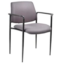 Boss Upholstered Stacking Chair [B9503] -Office Chairs Unlimited Shop boss upholstered stacking chair b9503 grey gy 29302379217047