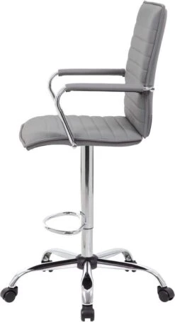 Boss Vinyl Ribbed Drafting Stool [B16533C-BK] -Office Chairs Unlimited Shop boss vinyl ribbed drafting stool b16533c bk 29401977585815