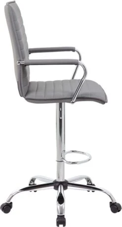 Boss Vinyl Ribbed Drafting Stool [B16533C-BK] -Office Chairs Unlimited Shop boss vinyl ribbed drafting stool b16533c bk 31579397357719