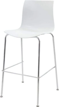 Boss White Guest Chair With Chrome Frame 4 Pack [B1700-W-4] -Office Chairs Unlimited Shop boss white guest chair with chrome frame 4 pack b1700 w 4 29301745025175