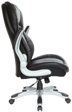 Deluxe Bonded Leather Executive Chair With Flip-Up Arms [ECH620636] -Office Chairs Unlimited Shop deluxe bonded leather executive chair with flip up arms ech620636 38329785876728