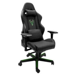 Dreamseat Xpression Racing Style Gaming Chair With NBA Team Logo [XPRESSION] -Office Chairs Unlimited Shop dreamseat xpression racing style gaming chair with nba team logo xpression milwaukee bucks psnba31051 15725727842444