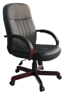 Executive Custom Finish LeatherPlus Office Chair [B8376]