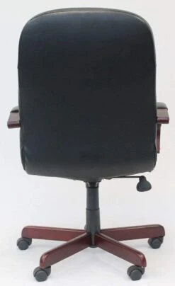 Executive Custom Finish LeatherPlus Office Chair [B8376] -Office Chairs Unlimited Shop executive custom finish leatherplus office chair b8376 31553986101399