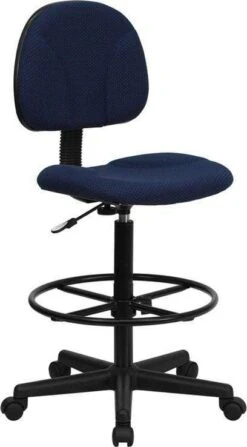 Flash Adjustable Range Drafting Chair [BT-659-BLK-GG] -Office Chairs Unlimited Shop flash adjustable range drafting chair bt 659 blk gg blue no arms 29410471706775
