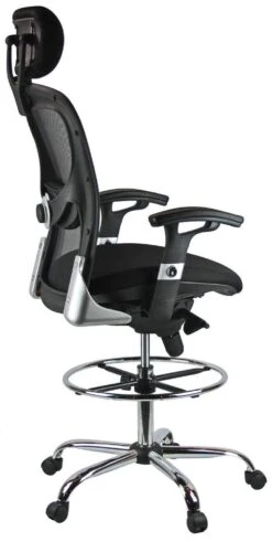 Harwick Deluxe Ergonomic Mesh Drafting Stool [3052D] -Office Chairs Unlimited Shop harwick deluxe ergonomic mesh drafting stool 3052d 13691914387596