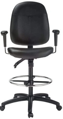 Harwick Ergonomic Leather Drafting Chair [6058C-D-L] -Office Chairs Unlimited Shop harwick ergonomic leather drafting chair 6058c d l 13691916419212