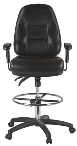 Harwick Multi-Function Leather Drafting Chair [100KL] -Office Chairs Unlimited Shop harwick multi function leather drafting chair 100kl 13691916222604
