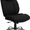 Hercules 400 Lb. Executive Big And Tall Chair [GO-1235-BK-FAB-GG] -Office Chairs Unlimited Shop hercules black fabric big and tall chair go 1235 bk fab gg black fabric no arms 13806313537676