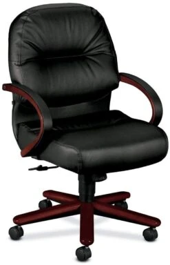 HON Mid Back Leather Office Chair [2192]