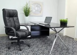 Italian Leather CEO Executive Office Chair [B9302] -Office Chairs Unlimited Shop italian leather ceo executive office chair b9302 black black nylon included 13691968946316