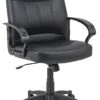 Lorell Chadwick Mid Back Leather Chair [60121] -Office Chairs Unlimited Shop lorell chadwick mid back leather chair 60121 31010588590231
