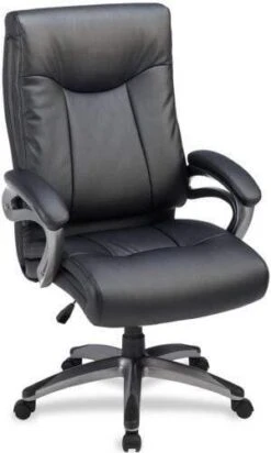 Lorell High Back Faux Leather Home Office Chair [69516]