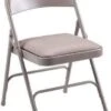 Lorell Padded Metal Folding Chair [62501]