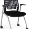 Safco Mayline Thesis Training Chair Arms, Flex Back [KTX1SBBLK] -Office Chairs Unlimited Shop mayline thesis training chair arms flex back ktx1sbblk 13692729557132