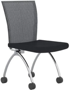 Safco Mayline Valore Armless Mesh Back Nesting Chair, 2-Pack [TSH2] -Office Chairs Unlimited Shop mayline valore armless mesh back nesting chair tsh2 silver tsh2bs black 29176513527959