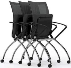 Safco Mayline Valore High Back Mesh Folding Chair With Arms, 2-Pack [TSH1] -Office Chairs Unlimited Shop mayline valore high back mesh folding chair with arms tsh1 31551187714199