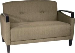 Office Star Ave Six Main Street Loveseat Fabric [MST52] -Office Chairs Unlimited Shop office star ave six main street loveseat fabric mst52 woven seaweed 29600904839319