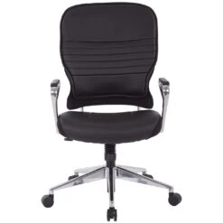 Office Star Bonded Leather Managers Chair In Black [32-E33P91A7] -Office Chairs Unlimited Shop office star bonded leather managers chair in black 32 e33p91a7 13693436887180