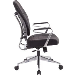 Office Star Bonded Leather Managers Chair In Black [32-E33P91A7] -Office Chairs Unlimited Shop office star bonded leather managers chair in black 32 e33p91a7 13693436919948