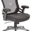 Office Star Faux Leather Mesh Back Manager’s Chair [EMH6918T] -Office Chairs Unlimited Shop office star faux leather mesh back manager s chair emh6918t black mesh seat 29156312547479