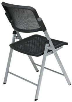 Office Star Pro-Line II™ Deluxe Folding Chair Black ProGrid® Seat And Back, 2-Pack [81608] -Office Chairs Unlimited Shop office star pro line ii deluxe folding chair black progrid seat and back 81608 29162142630039