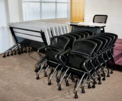 Office Star Pro Line II Mesh Folding Chair /2 Pack [84440-30] -Office Chairs Unlimited Shop office star pro line ii mesh folding chair 2 pack 84440 30 13692765012108