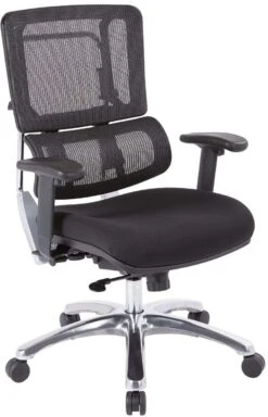 Office Star Pro-Line II™ Vertical Black Mesh Back Chair [99662C-30]