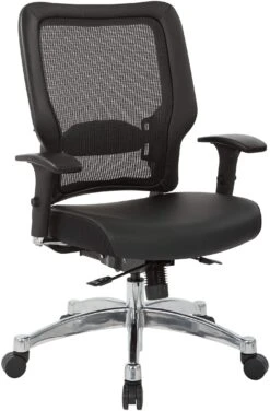 Office Star Space Seating® Black Vertical Mesh Back Chair [63-E3T17C63C]