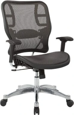 Office Star Space Seating® Grey Vertical Mesh Chair [215-TG117C1A8]