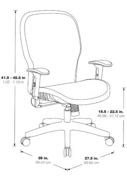Office Star Space Seating® Managers Chair Air Grid® Back And Seat [23-77N1F2] -Office Chairs Unlimited Shop office star space seating managers chair air grid back and seat 23 77n1f2 38650822131960