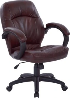Office Star Work Smart™ Deluxe Faux Leather Managers Chair [FL605] -Office Chairs Unlimited Shop office star work smart deluxe faux leather managers chair fl605 chestnut brown 13865843261580