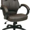 Office Star Work Smart™ Deluxe Faux Leather Managers Chair [FL605] -Office Chairs Unlimited Shop office star work smart deluxe faux leather managers chair fl605 chocolate 13865843064972