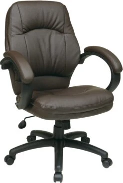 Office Star Work Smart™ Deluxe Faux Leather Managers Chair [FL605]