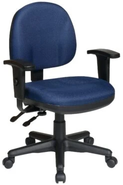 Office Star Work Smart™ Ergonomic Office Chair [8180] -Office Chairs Unlimited Shop office star work smart ergonomic office chair 8180 navy 29916865790103